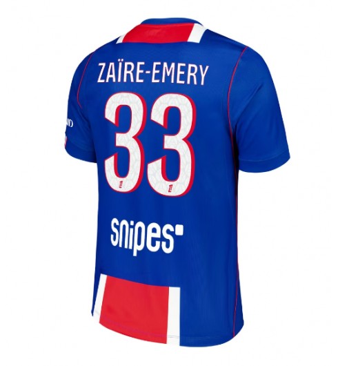 Paris Saint-Germain Warren Zaire-Emery #33 Kotipaita 2026-27 Lyhythihainen Paris Saint-Germain Warren Zaire-Emery #33 Kotipaita 2026-27 Lyhythihainen